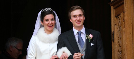 Boda de Christoph de Austria y Adelaide Drape-Frisch