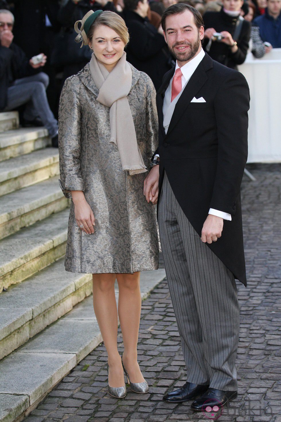 Guillermo de Luxemburgo y Stéphanie de Lannoy en la boda de Christoph de Austria