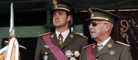 Juan Carlos de Borbón y Francisco Franco