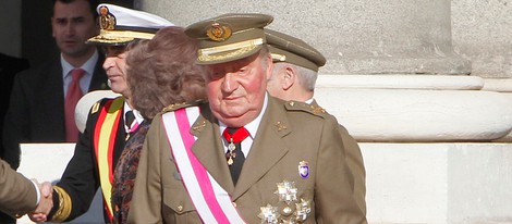 El Rey Juan Carlos retoma su agenda tras su operación con la Pascua Militar 2013