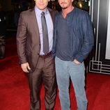 Josh Brolin y Sean Penn en el estreno de 'Gangster Squad' en Los Angeles