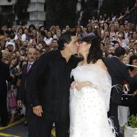 Carmen Martínez-Bordiú se casó con José Campos con un vestido de Manuel Mota