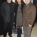 Víctor Manuel, Ana Belén y Juan Echanove en el estreno de 'La lengua madre'