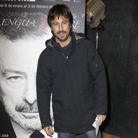 Hugo Silva en el estreno de 'La lengua madre'