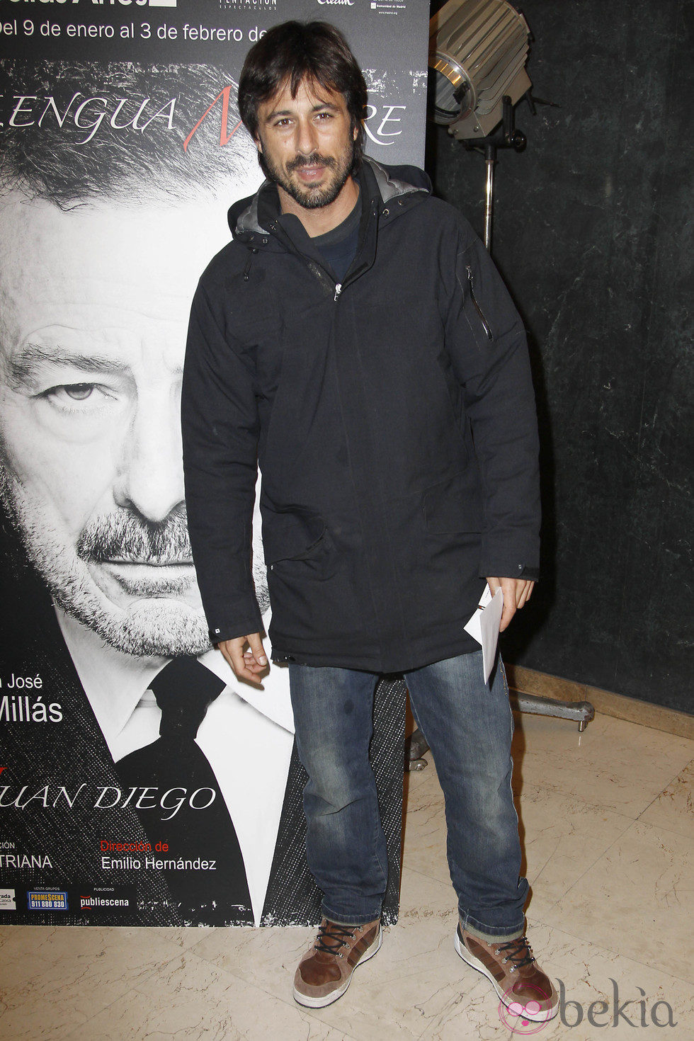 Hugo Silva en el estreno de 'La lengua madre'