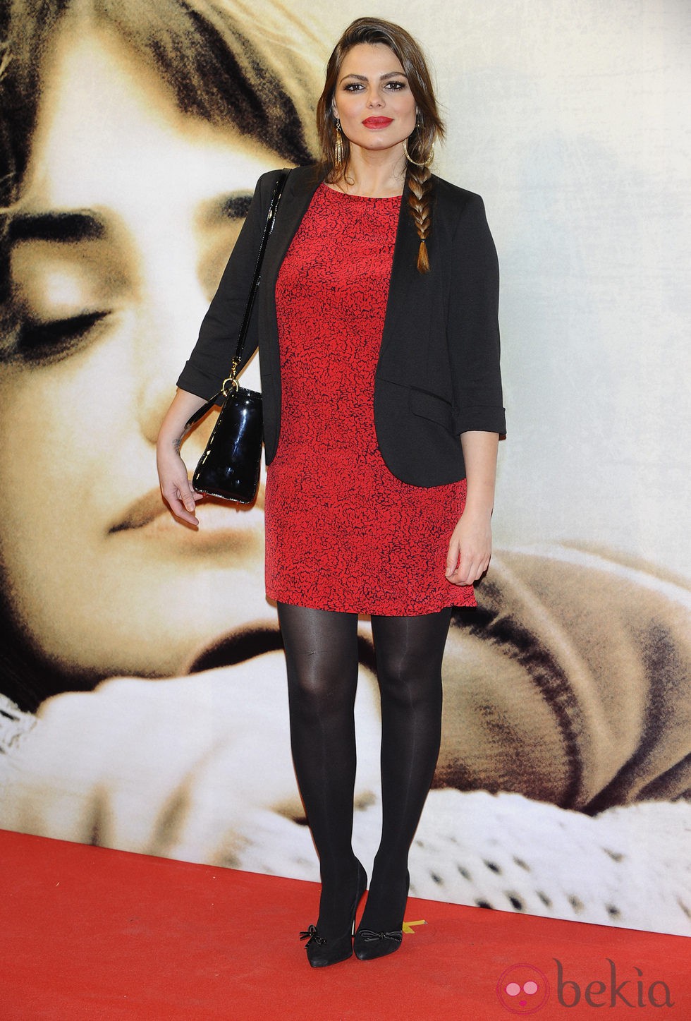 Marisa Jara en el estreno de 'Volver a nacer' en Madrid