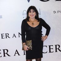 Loles León en el estreno de 'Volver a nacer' en Madrid