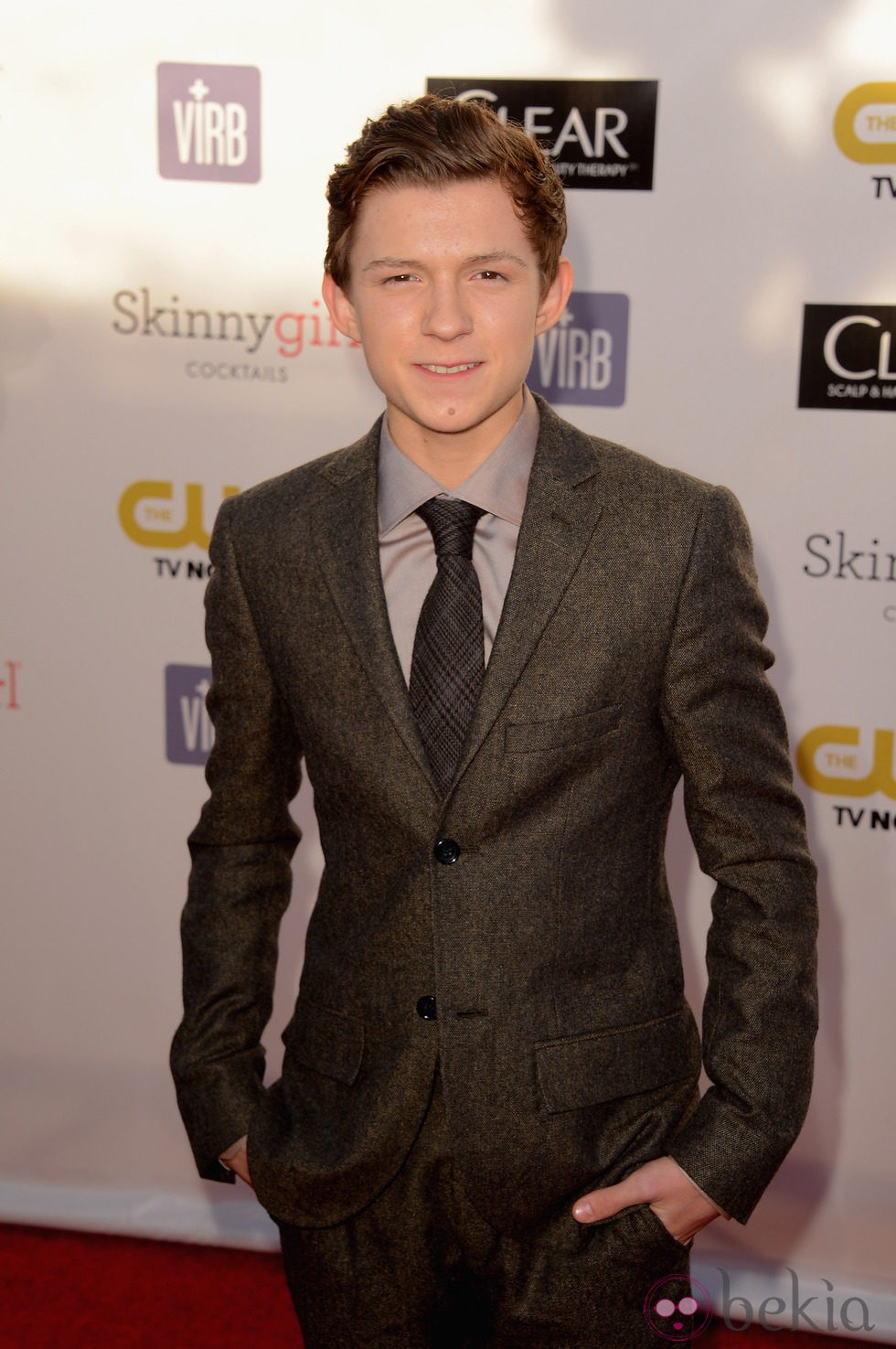 Tom Holland en los Critics' Choice Movie Awards 2013