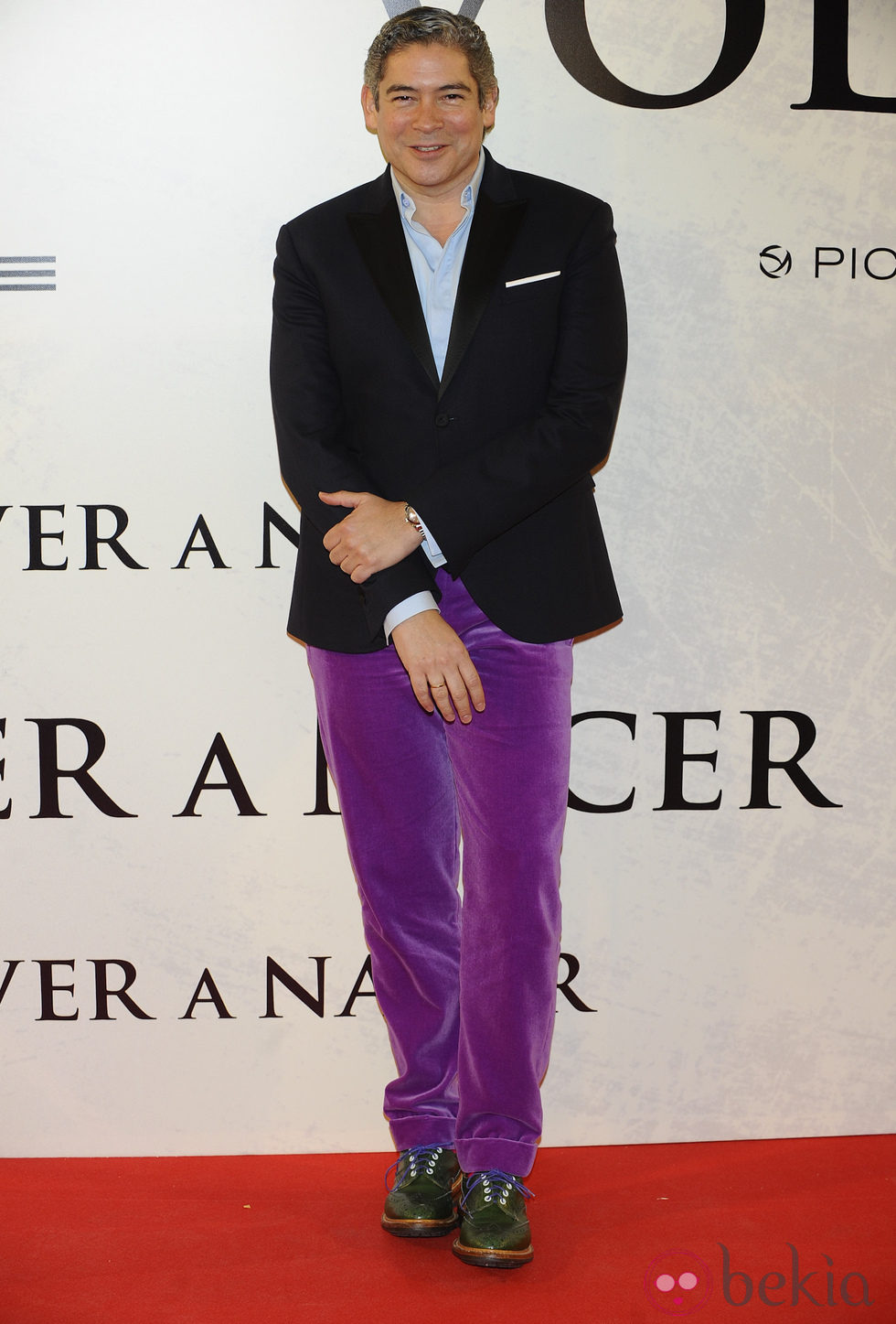 Boris Izaguirre en el estreno de 'Volver a nacer' en Madrid