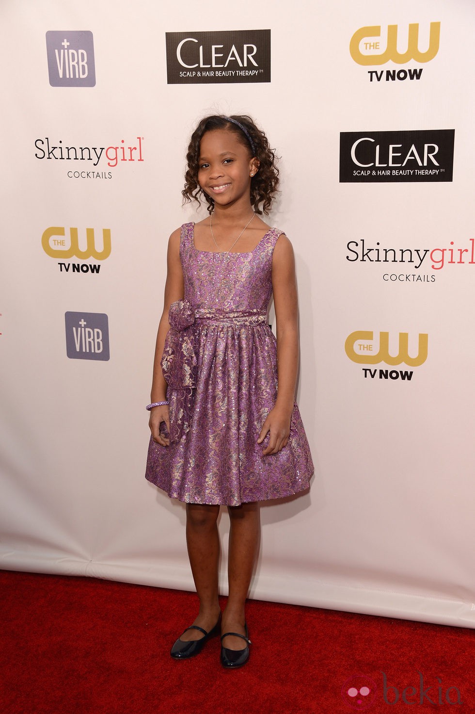 Quvenzhané Wallis en los Critics' Choice Movie Awards 2013