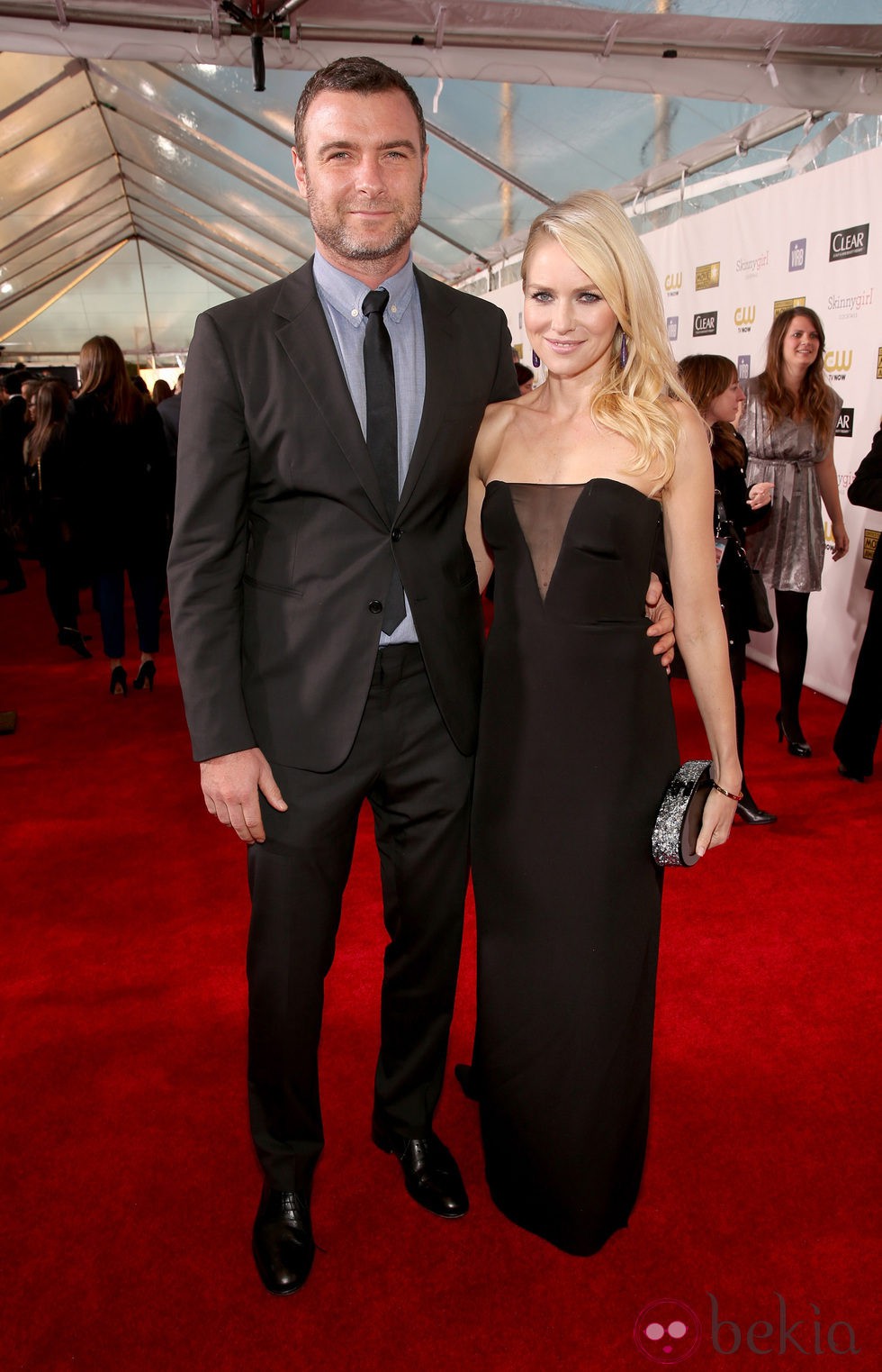 Naomi Watts y Liev Schreiber en los Critics' Choice Movie Awards 2013