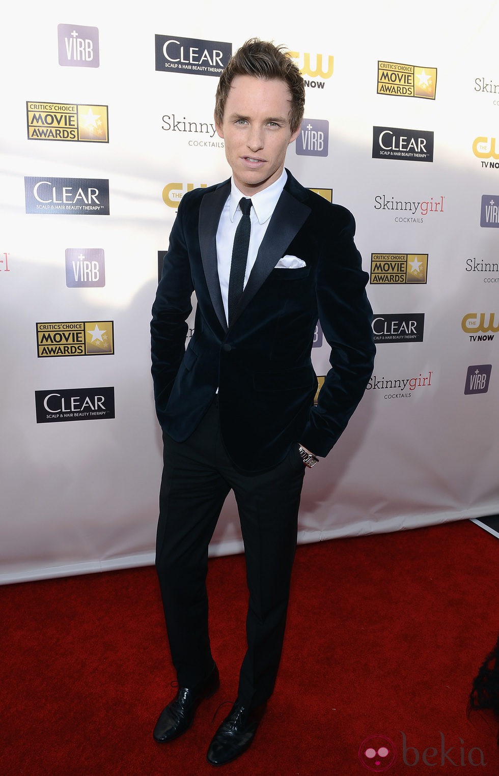 Eddie Redmayne en los Critics' Choice Movie Awards 2013