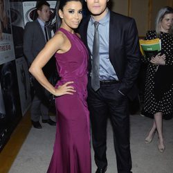 Eva Longoria y Paul Wesley en los Critics' Choice Movie Awards 2013