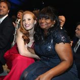 Jessica Chastain y Octavia Spencer en los Critics' Choice Movie Awards 2013