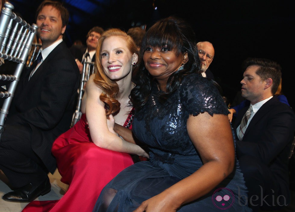 Jessica Chastain y Octavia Spencer en los Critics' Choice Movie Awards 2013