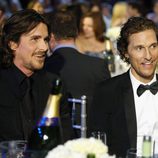 Christian Bale y Matthew McConaughey en los Critics' Choice Movie Awards 2013