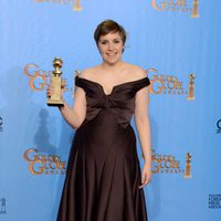 Lena Dunham, Mejor actriz de comedia por 'Girls' en los Globos de Oro 2013