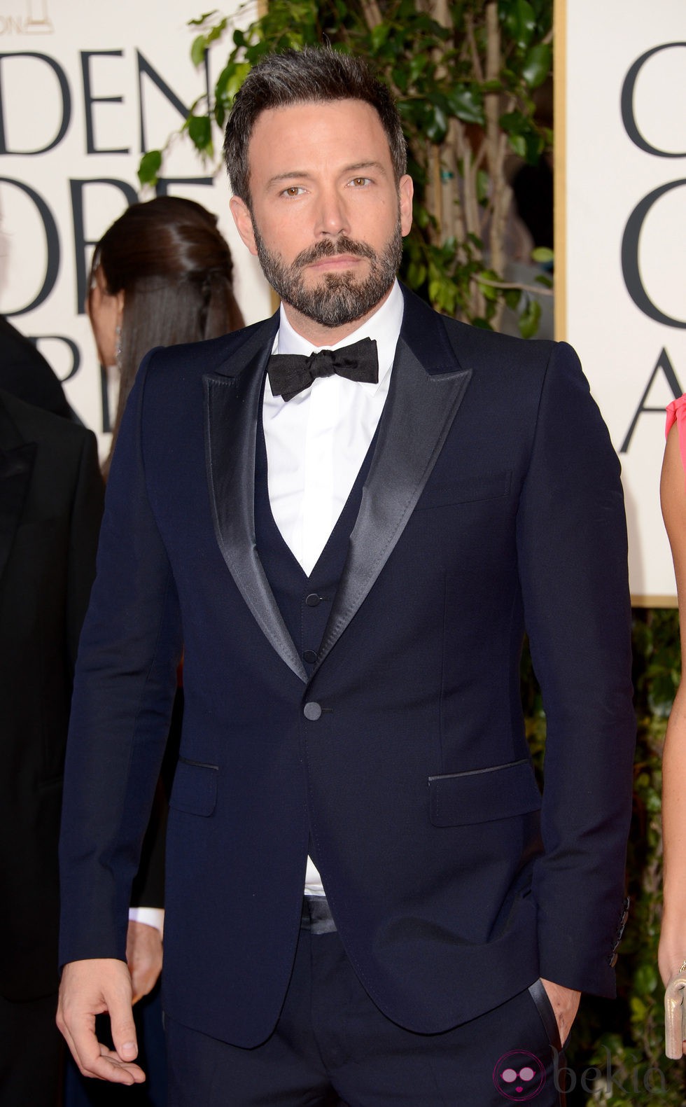 Ben Affleck en la alfombra roja de los Globos de Oro 2013