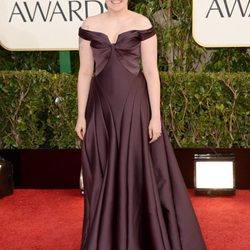 Lena Dunham en los Globos de Oro 2013