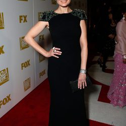 Emily Deschanel en la fiesta de Fox tras los Globos de Oro 2013