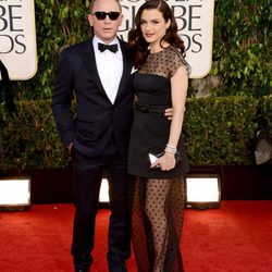 Daniel Craig y Rachel Weisz en los Globos de Oro 2013