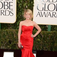 Melissa Rauch en los Globos de Oro 2013