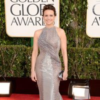 Carla Gugino en los Globos de Oro 2013