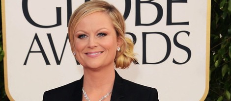 Amy Poehler en la alfombra roja de los Globos de Oro 2013