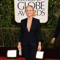 Amy Poehler en la alfombra roja de los Globos de Oro 2013