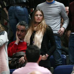 Helen Lindes en un partido de baloncesto del Real Madrid