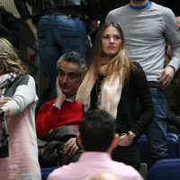 Helen Lindes en un partido de baloncesto del Real Madrid