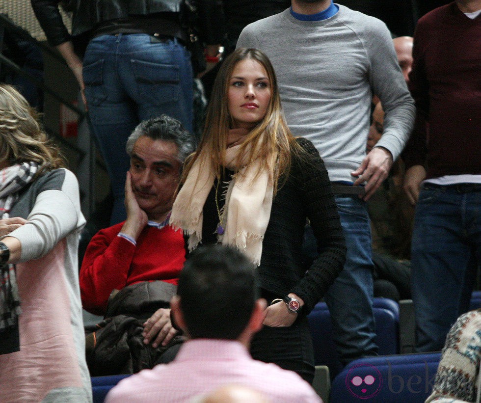 Helen Lindes en un partido de baloncesto del Real Madrid