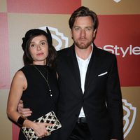 Ewan McGregor y Eve Mavrakis en la fiesta InStyle tras los Globos de Oro 2013