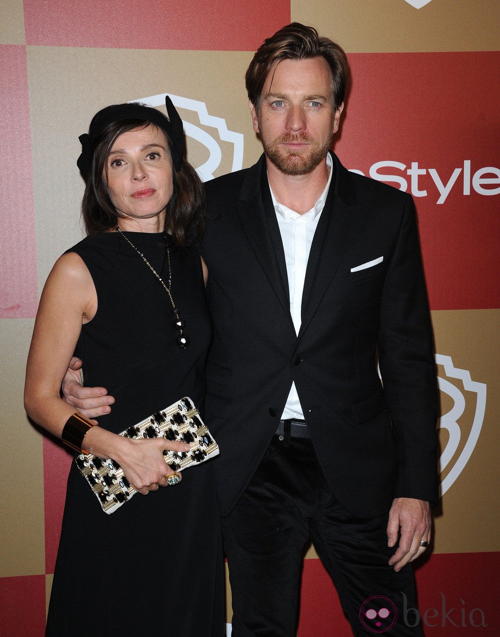 Ewan McGregor y Eve Mavrakis en la fiesta InStyle tras los Globos de Oro 2013