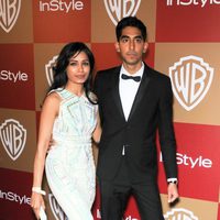 Freida Pinto y Dev Patel en la fiesta InStyle tras los Globos de Oro 2013