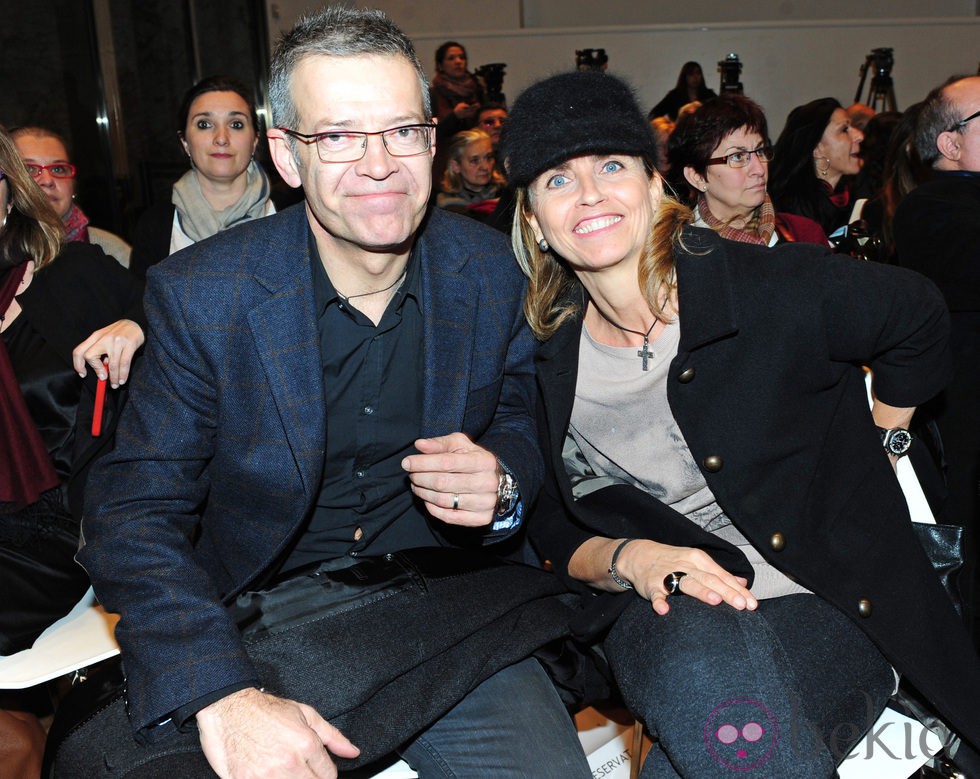 Joan Piqué y Montserrat Bernabéu en la presentación del libro de William Mebarak