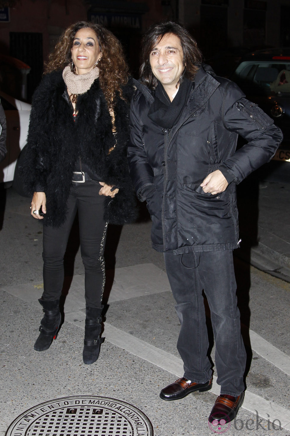 Rosario Flores y Antonio Carmona en el concierto homenaje a Enrique Escudero