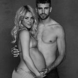 Gerard Piqué y Shakira anuncian el baby shower de su primer hijo con una foto artística