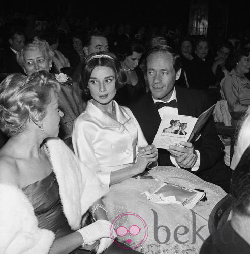 Audrey Hepburn en una función de ballet