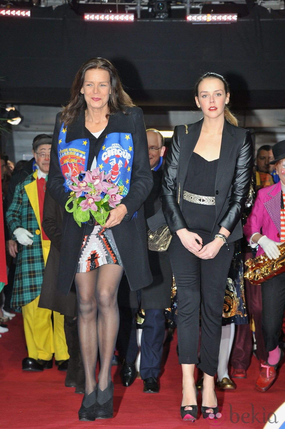 Estefanía de Mónaco y Pauline Ducruet en el Festival de Circo de Monte-Carlo 2013