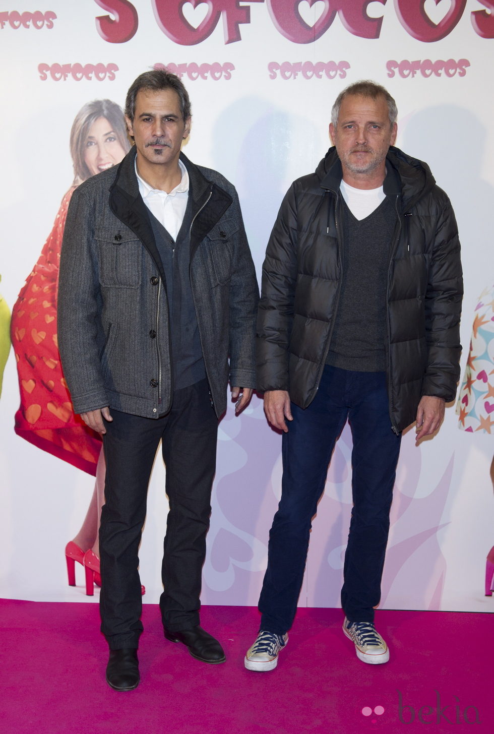 Jordi Rebellón en el estreno de la obra teatral 'Sofocos'