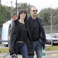 Maribel Verdú en el funeral de Fernando Guillén