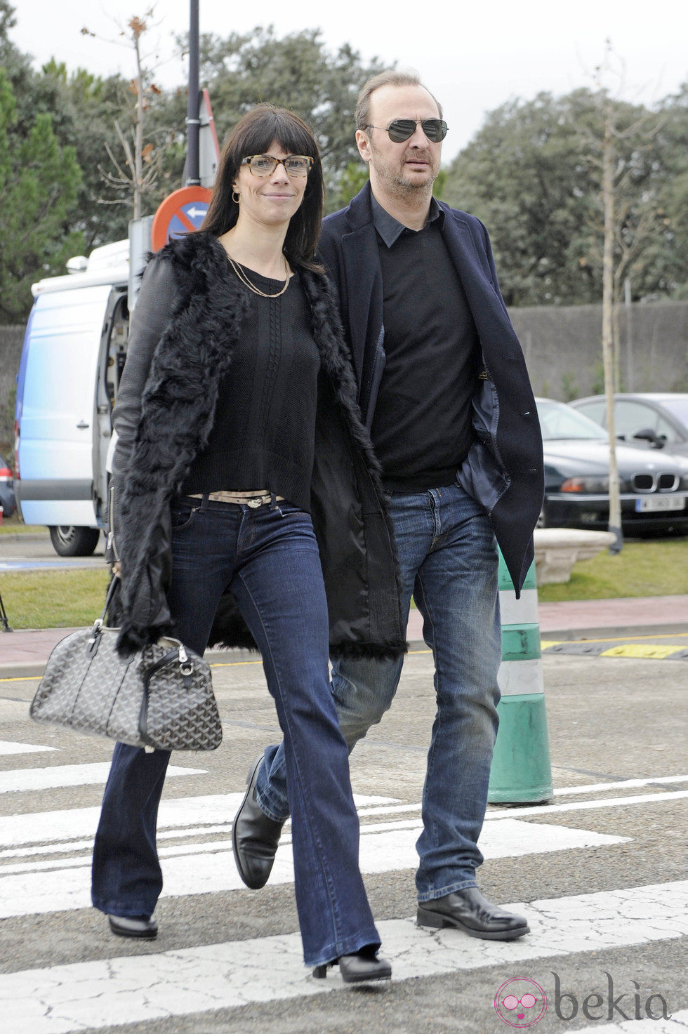 Maribel Verdú en el funeral de Fernando Guillén