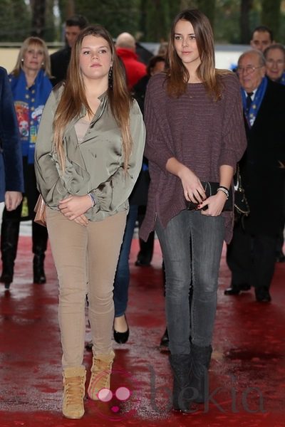 Camille Gotlieb y Pauline Ducruet en el Festival de Circo de Monte-Carlo 2013