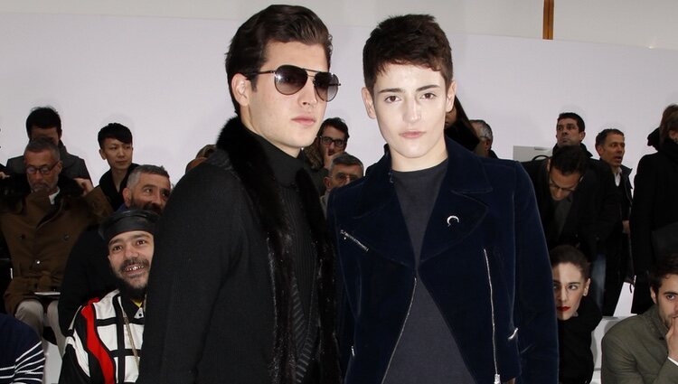 Harry y Peter Brant en la Semana de la Moda de París otoño/invierno 2013/2014