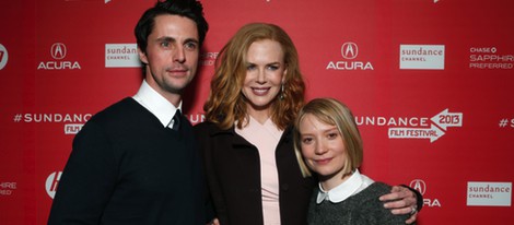 Matthew Goode, Nicole Kidman y Mia Wasikowska en el Festival de Sundance 2013