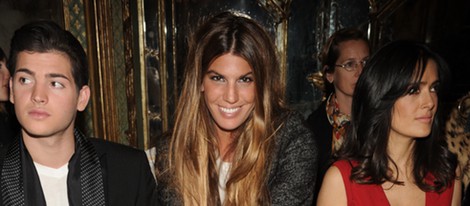 Bianca Brandolini en el desfile de Alta Costura de Giambattista Valli en París