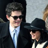 Katy Perry y John Mayer en la toma de posesión de Barack Obama