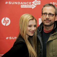 Steve Carell y Zoe Levin en el Festival de Sundance 2013