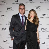 Eric Dane y Rebecca Gayheart en el salón de la relojería de lujo de Ginebra 2013